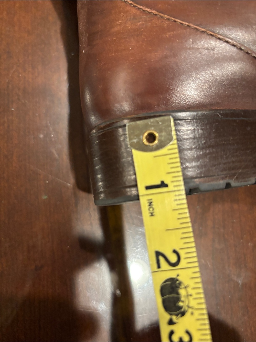 Clarks Women's Knee high Brown Leather Boots - Picture 8 of 14